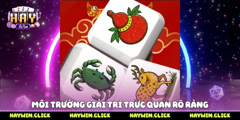 Môi trường giải trí trực quan rõ ràng