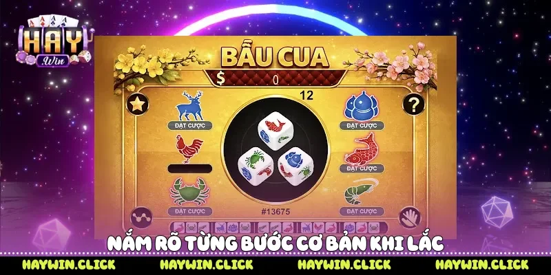 Lắc Bầu Cua - Hướng Dẫn Phương Pháp Chơi Dễ Hiểu Tại Haywin Nắm rõ từng bước cơ bản khi lắc