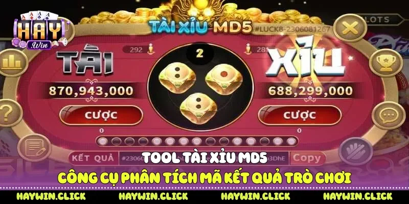 Tool Tài Xỉu MD5 - Công Cụ Phân Tích Mã Kết Quả Trò Chơi Tool Tài xỉu MD5